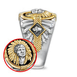 SPIRIT OF THE WARRIOR  Gold/Silver Rings