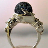 Ring Jewelry Simple Hand Claw Bead
