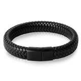 Men Jewelry Black/Brown Braided Leather