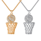 Men's Ice Gold Basketball Long Chain  Sport Cell Gift