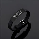 American Protest I Can't Breath Bracelets Black Stainless Steel Silicone Bracelets&Bangles Adjustable George Floyd