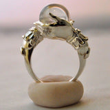 Ring Jewelry Simple Hand Claw Bead