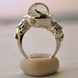 Ring Jewelry Simple Hand Claw Bead
